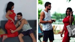 Самая горячая колумбийская милфа с большими сиськами занимается глубоким аналом - порно видео