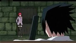 Секс Наруто: Саске трахает Карин - порно видео