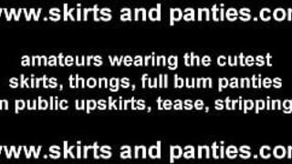 Позвольте мне присмотреться к моей юбке - порно видео