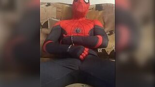 гей человек паук соло спандекс костюм - порно видео